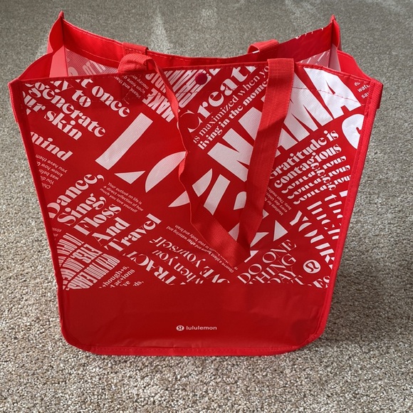 Lululemon Reusable Tote Bags (2) - Picture 7 of 14